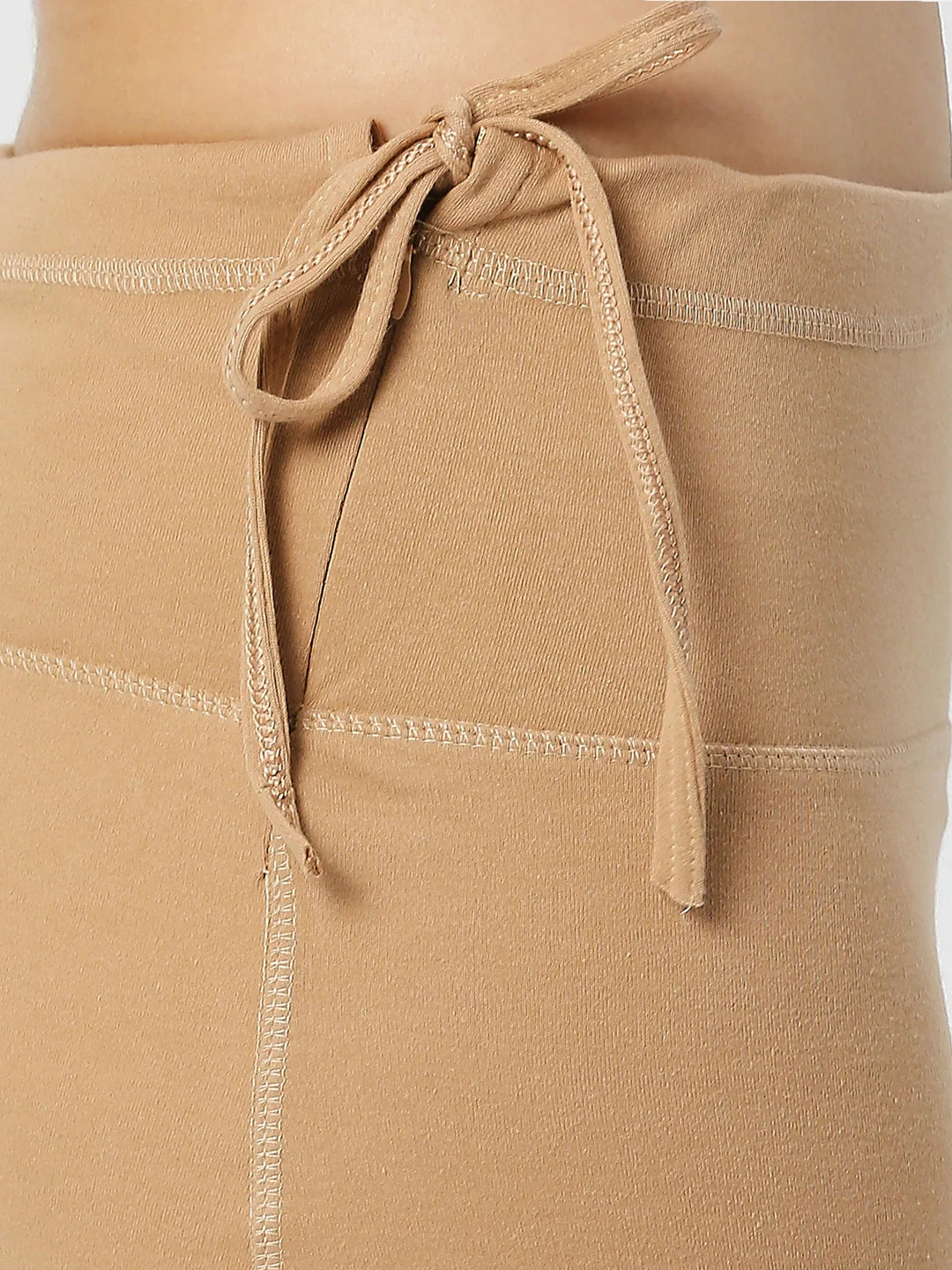 Cotton Lycra Camel Brown Shapewear